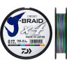 Шнур DAIWA J-Braid X4E 300м 0,17мм Multi Color 12745-117